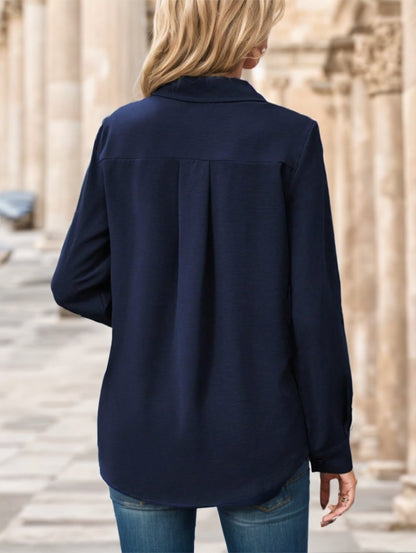 Women Solid Color Shirt