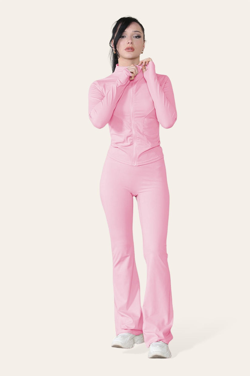 Women Fitted Zip Up Yoga Jacket