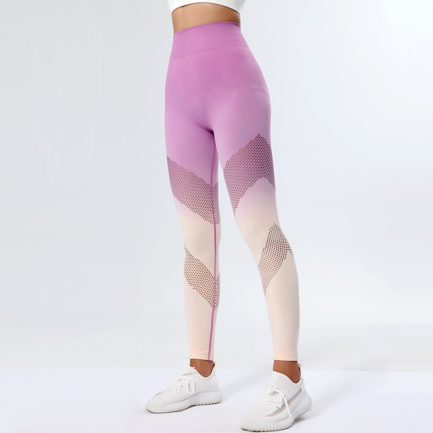 Women Slim Fit Peach Hip Leggings