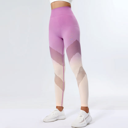 Women Slim Fit Peach Hip Leggings