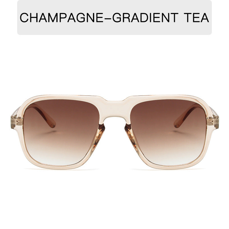 Unisex Vintage Large Rim Driving Sunglasses