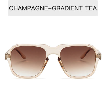 Unisex Vintage Large Rim Driving Sunglasses