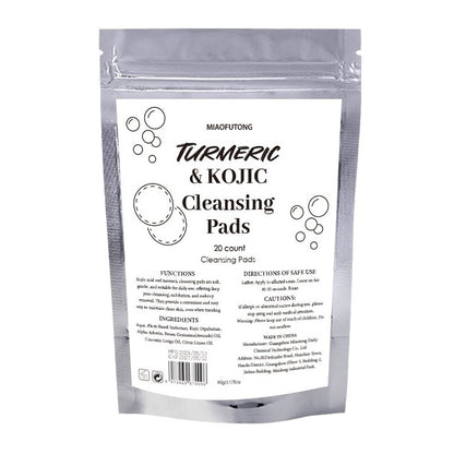 Turmeric Exfoliating Facial Cleansing Pads for Pores & Oil Control