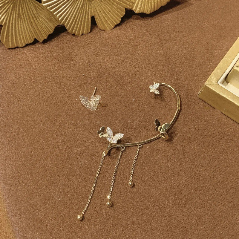 Asymmetric Butterfly Ear Cuff