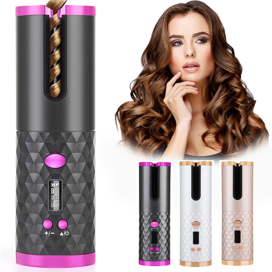 Portable Rechargeable Automatic Hair Curler