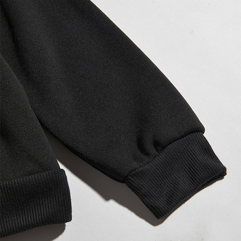 Loose Sport Hoodie Printed Sweatshirt