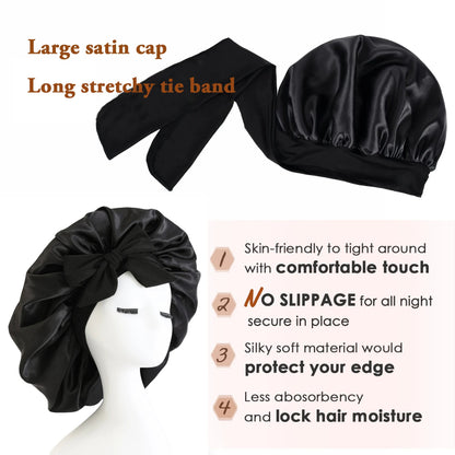 Silk Sleeping Bonnet for Women