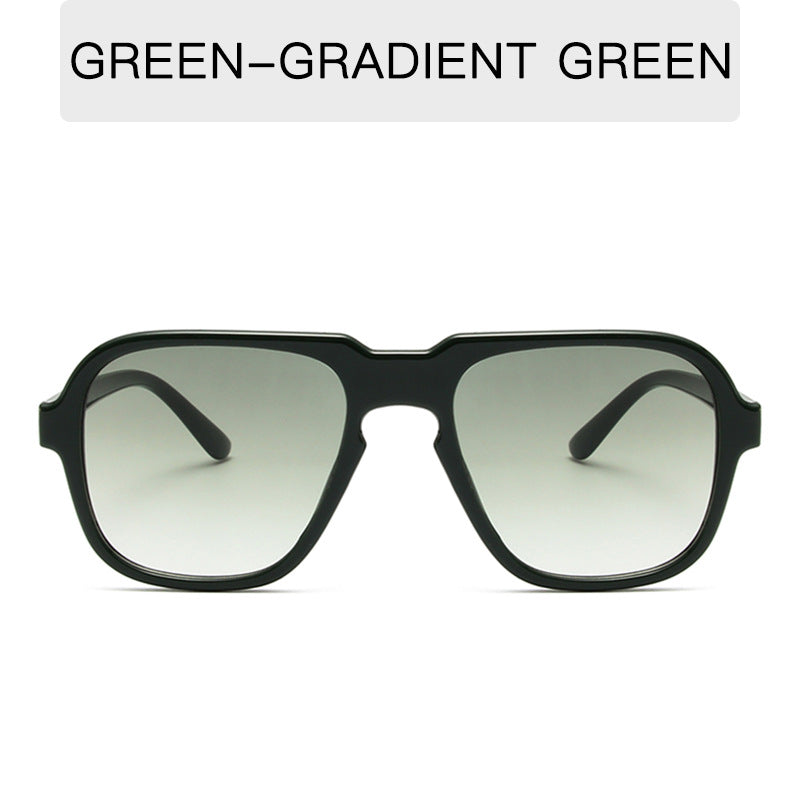 Unisex Vintage Large Rim Driving Sunglasses