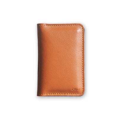 Leather Business Card Holder for Men & Women