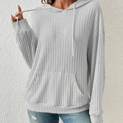 Drawstring Long Sleeve Hoodie