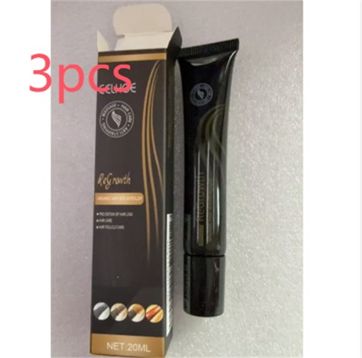 Organic Hair Regrowth Serum Roller Set
