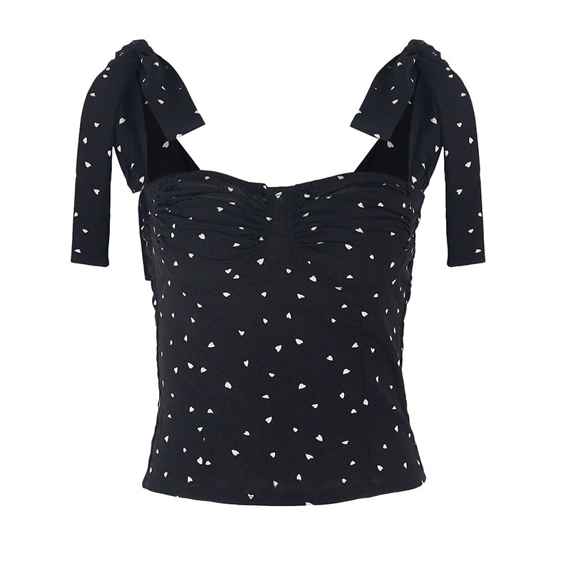 Dot Strap Body Top
