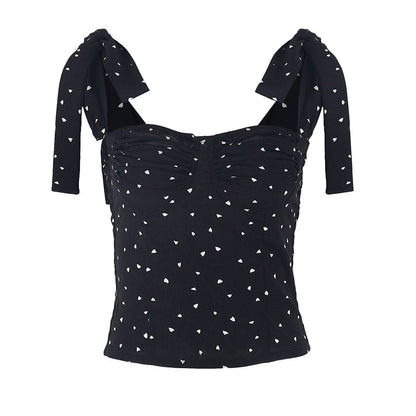 Dot Strap Body Top