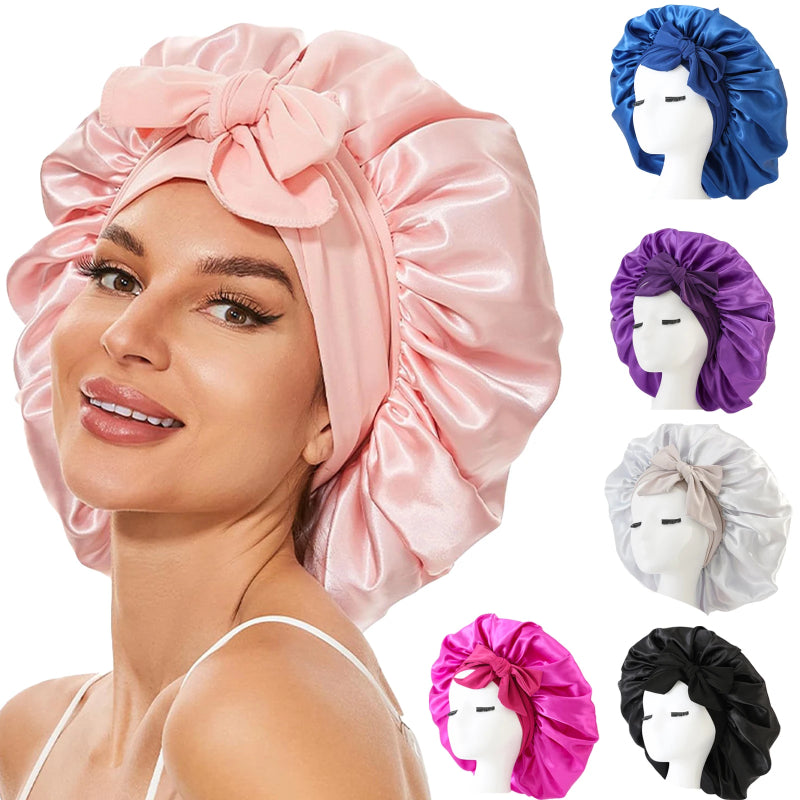 Silk Sleeping Bonnet for Women