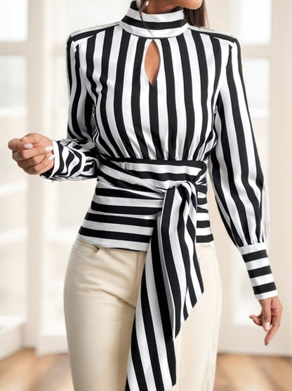 Striped Long Sleeve Top