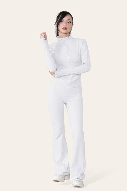 Women Fitted Zip Up Yoga Jacket