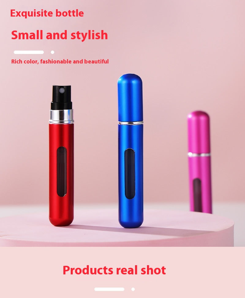 Portable Aluminum Perfume Spray Bottle for Travel
