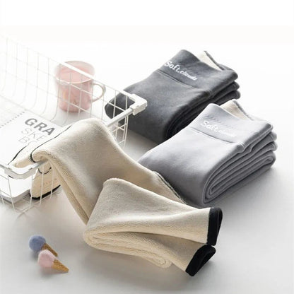 Women High Waist Plus Velvet Slimming Leggings