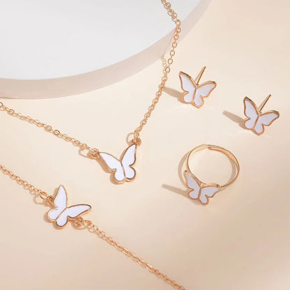 5-Piece Butterfly Jewelry Set for Women