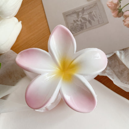 Plumeria Flower Hair Clips