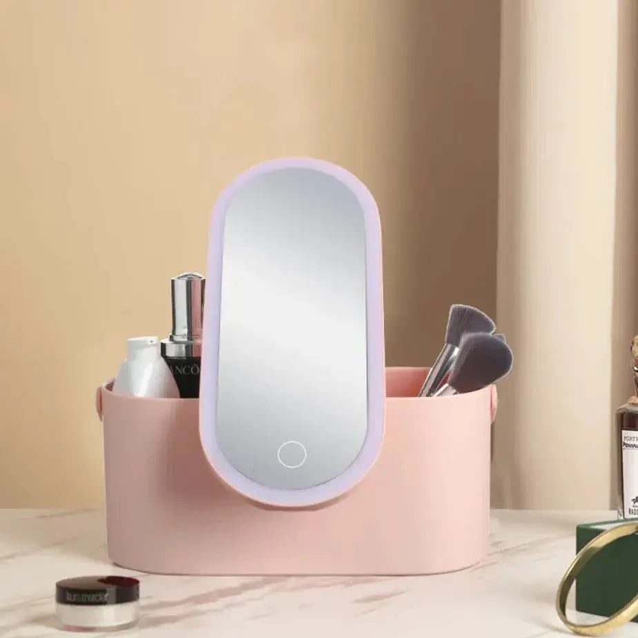 LED Travel Makeup Organizer