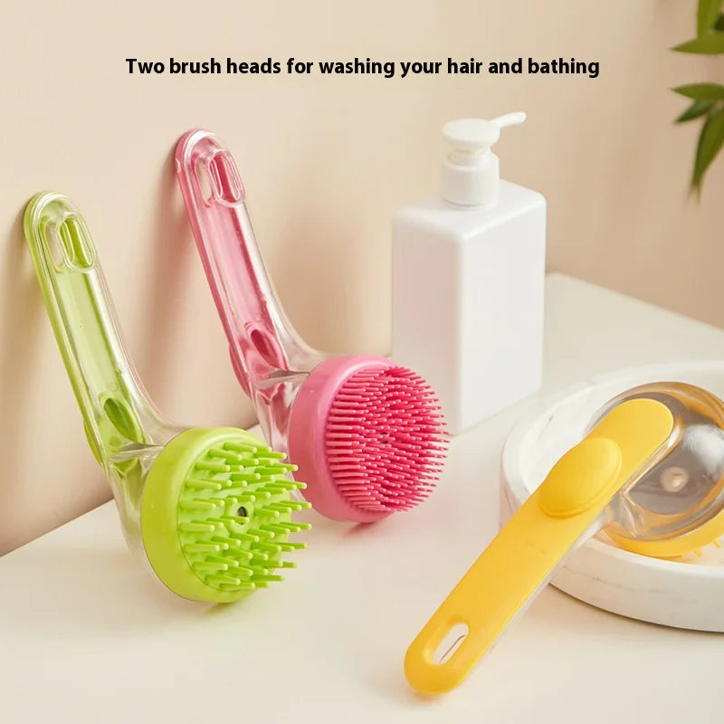 Bath & Shampoo Brush for Gentle Cleansing
